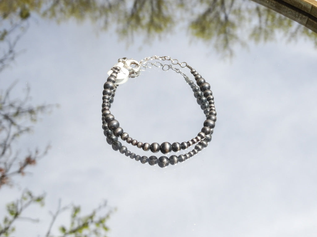 Show Silver Staple Bracelet
