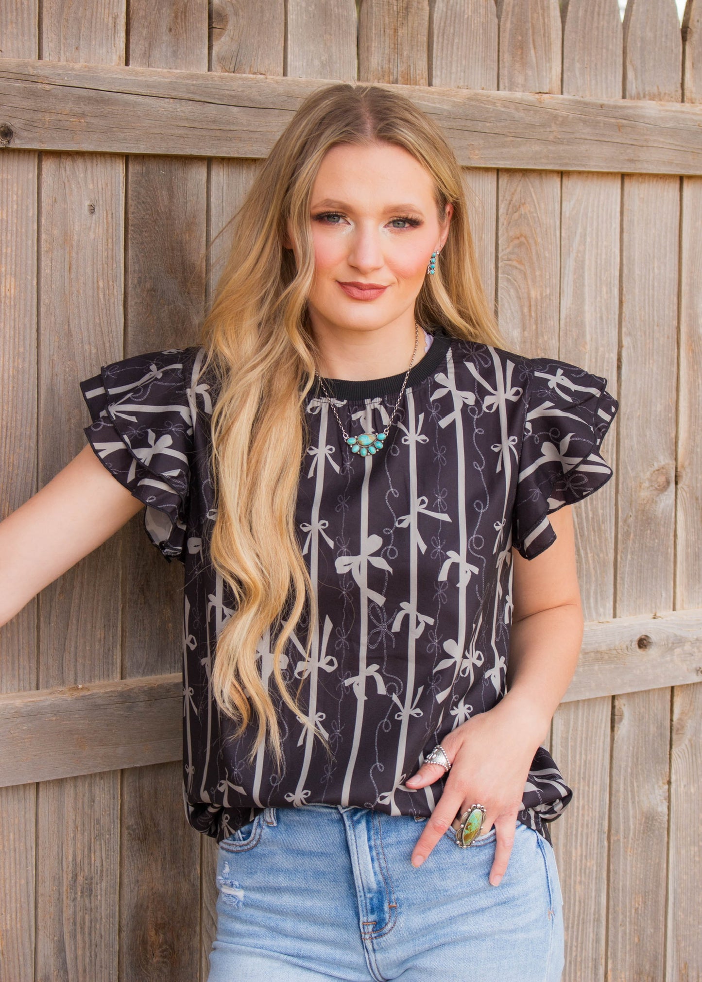 Ribbons and Ruffles Blouse