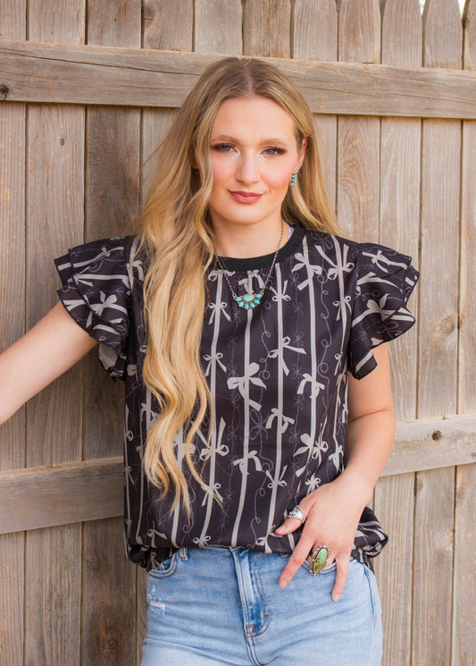 Ribbons and Ruffles Blouse