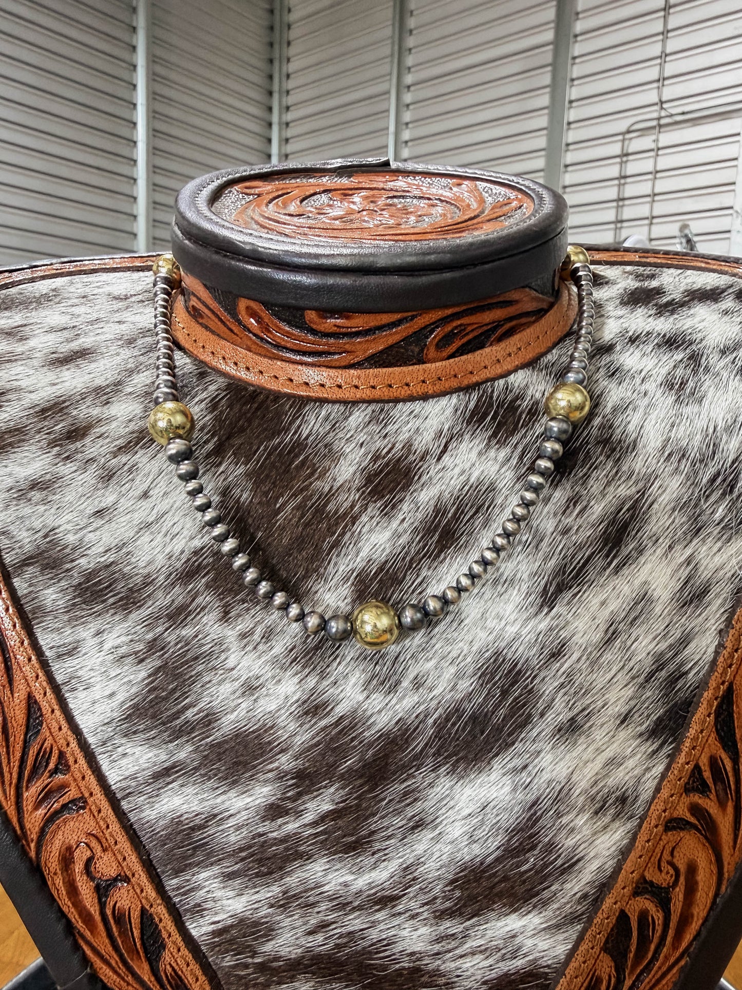 Gold and Pearl Necklace