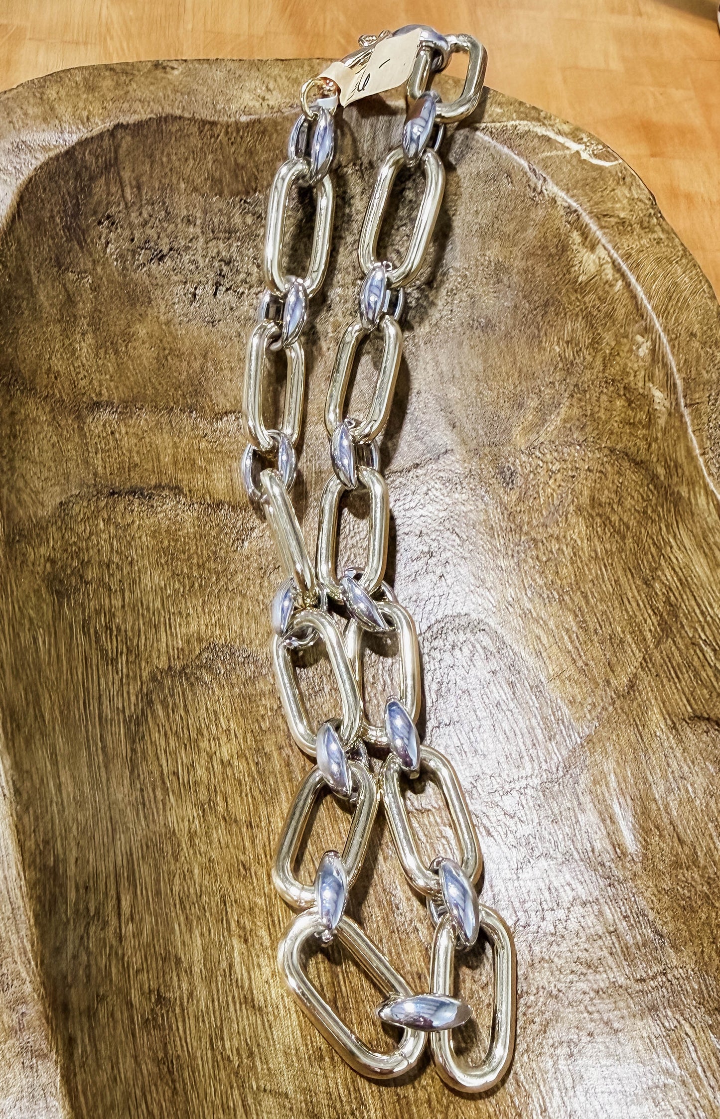 Gold and Silver Chain Necklace