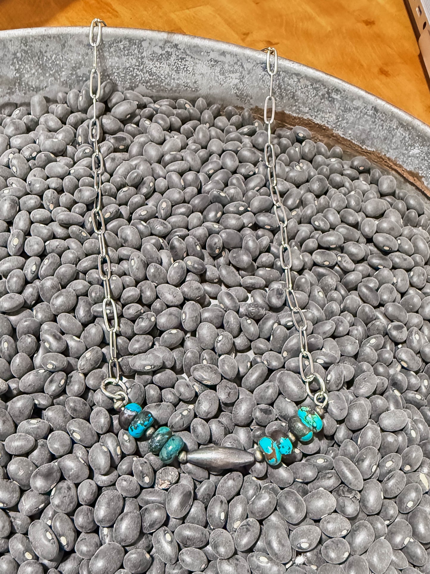 Curved Mixed Bar Necklace