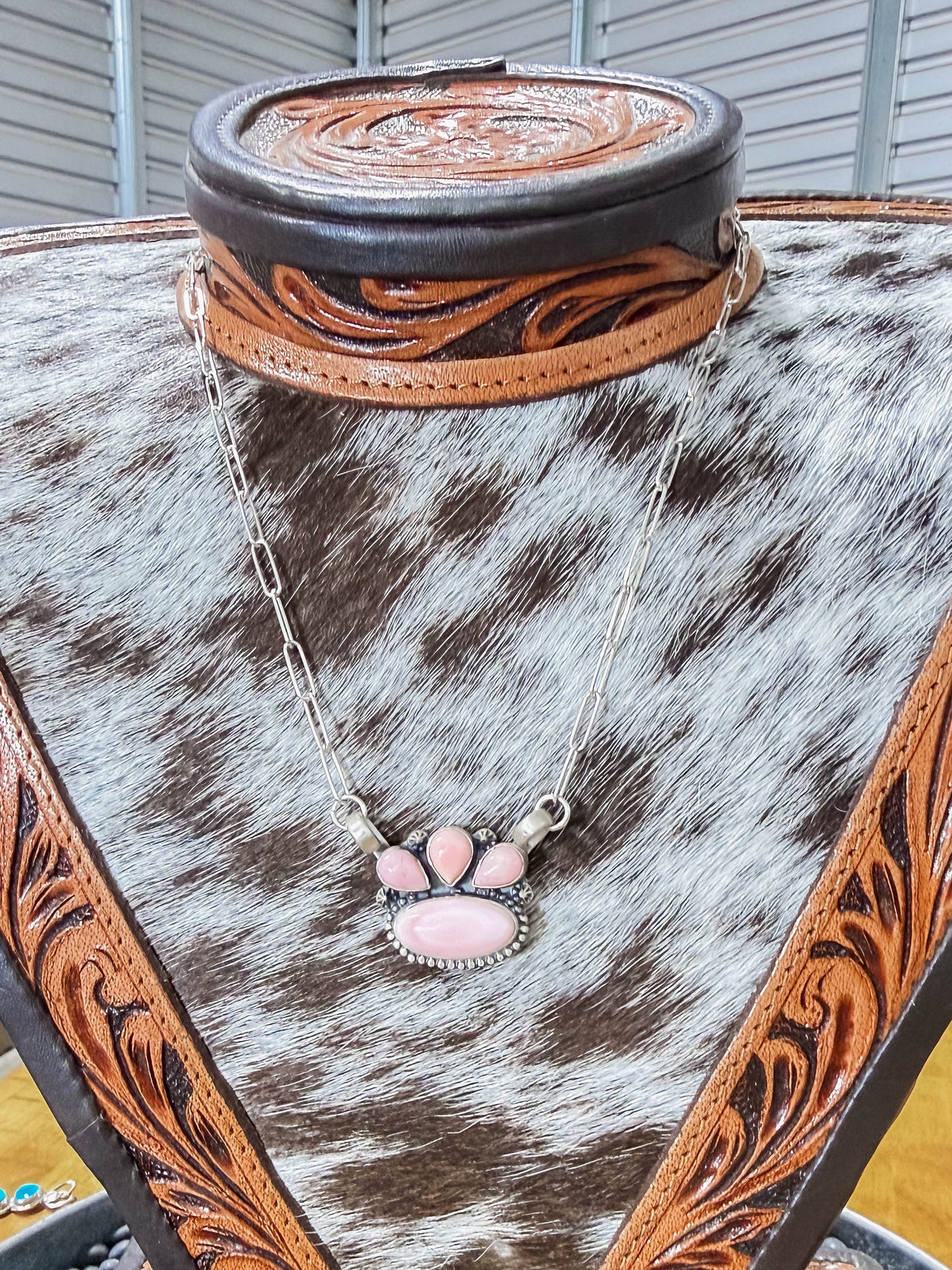 Pink Conch Necklace