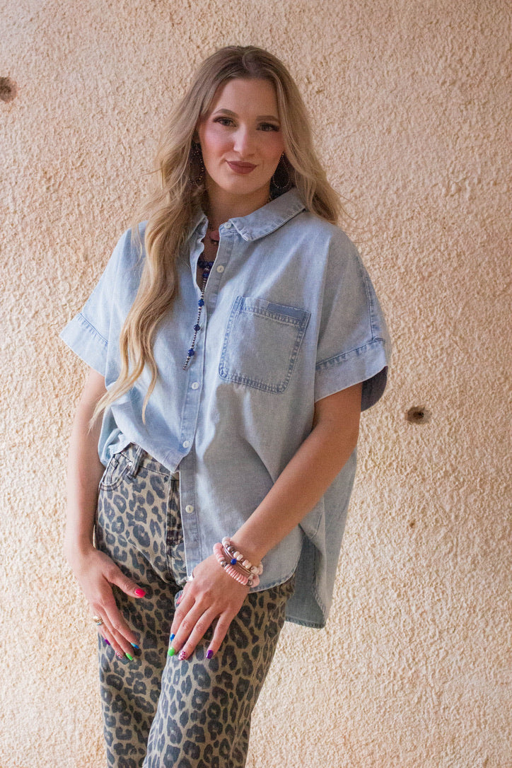 The Darling Denim Top