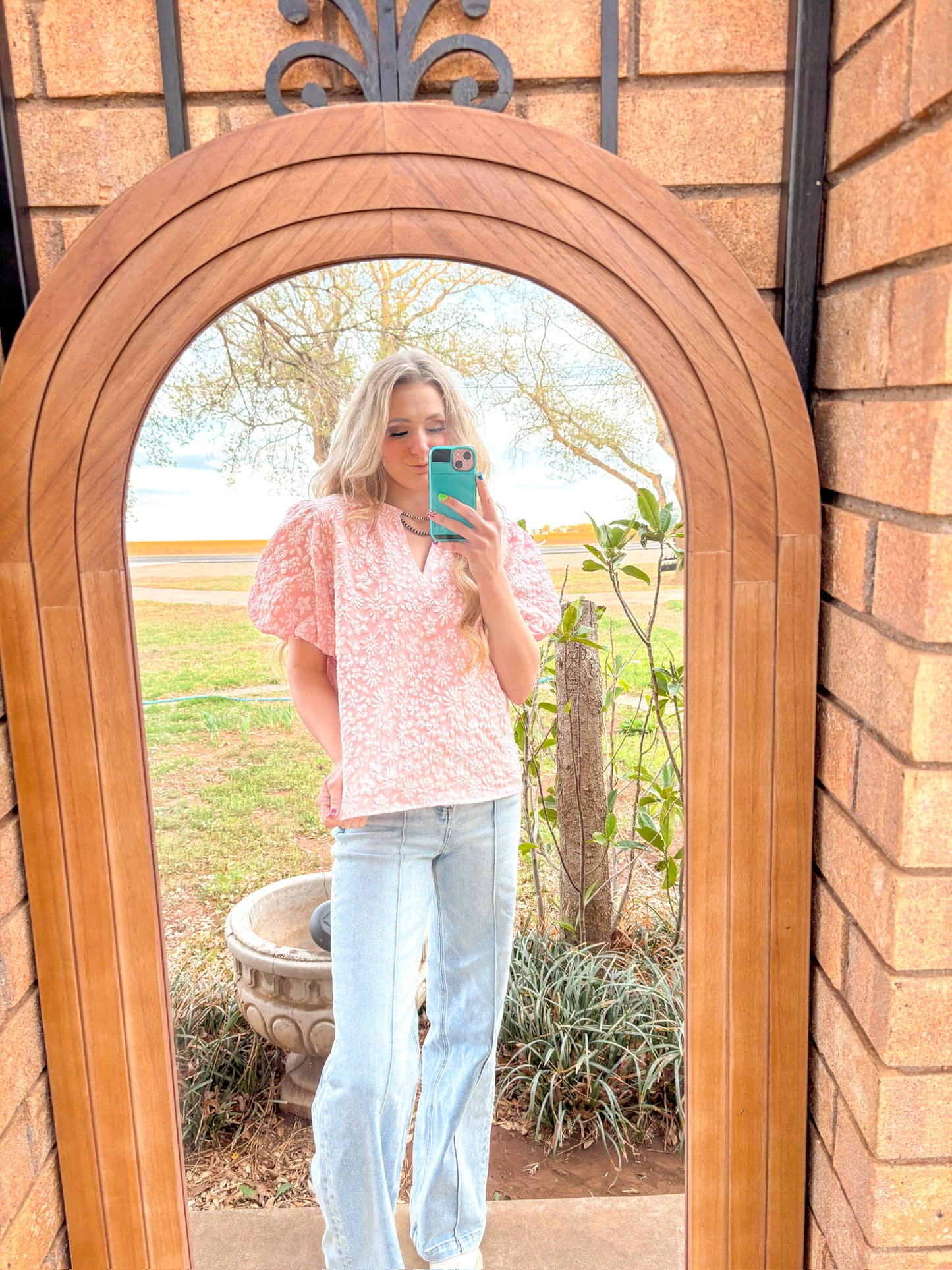 Blush & Buckle Blouse`