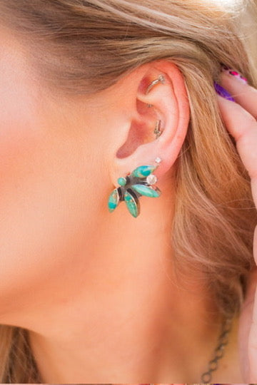 Cowgirl Crown Studs