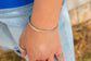 The Sunrise Stamped Silver Cuff