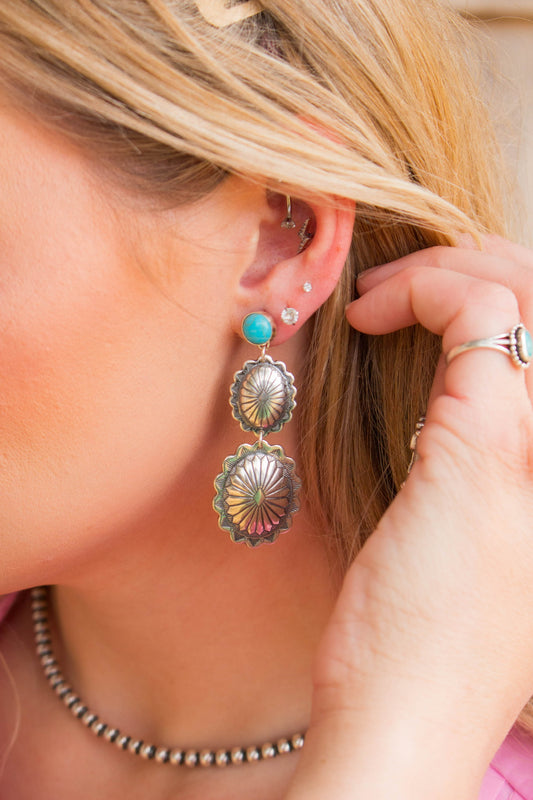 Triple Tears Earrings