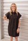 Black Button Down Dress