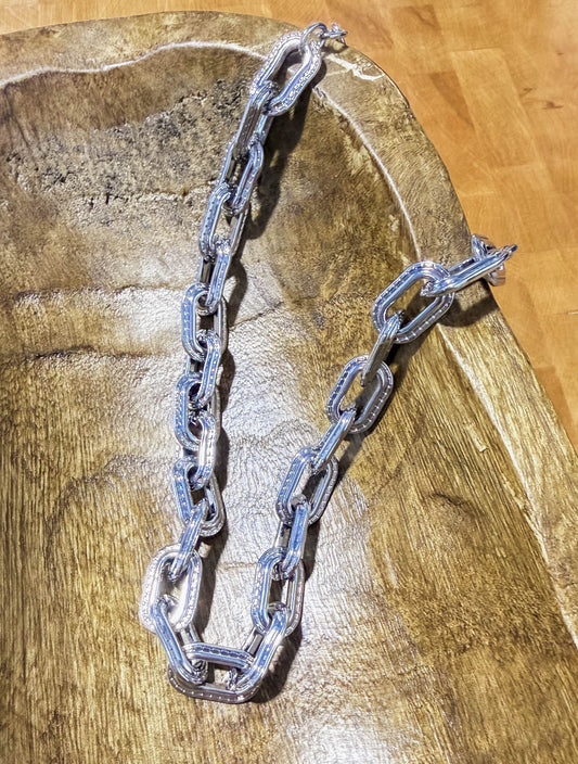 Silver Link Necklace