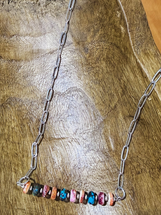 Mixed Bar Necklace