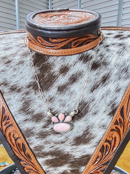 Pink Conch Necklace