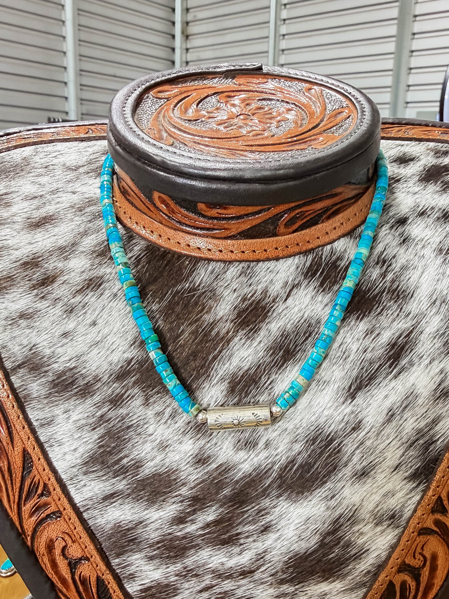Turquoise and Silver Necklace