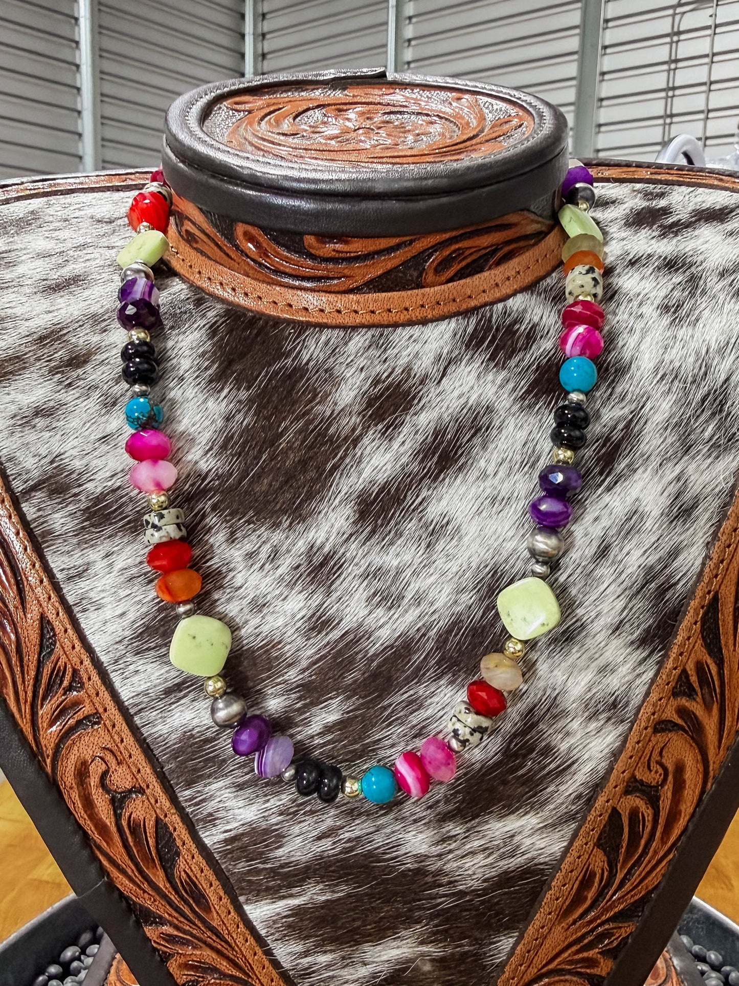 Mixed Beaded Necklace